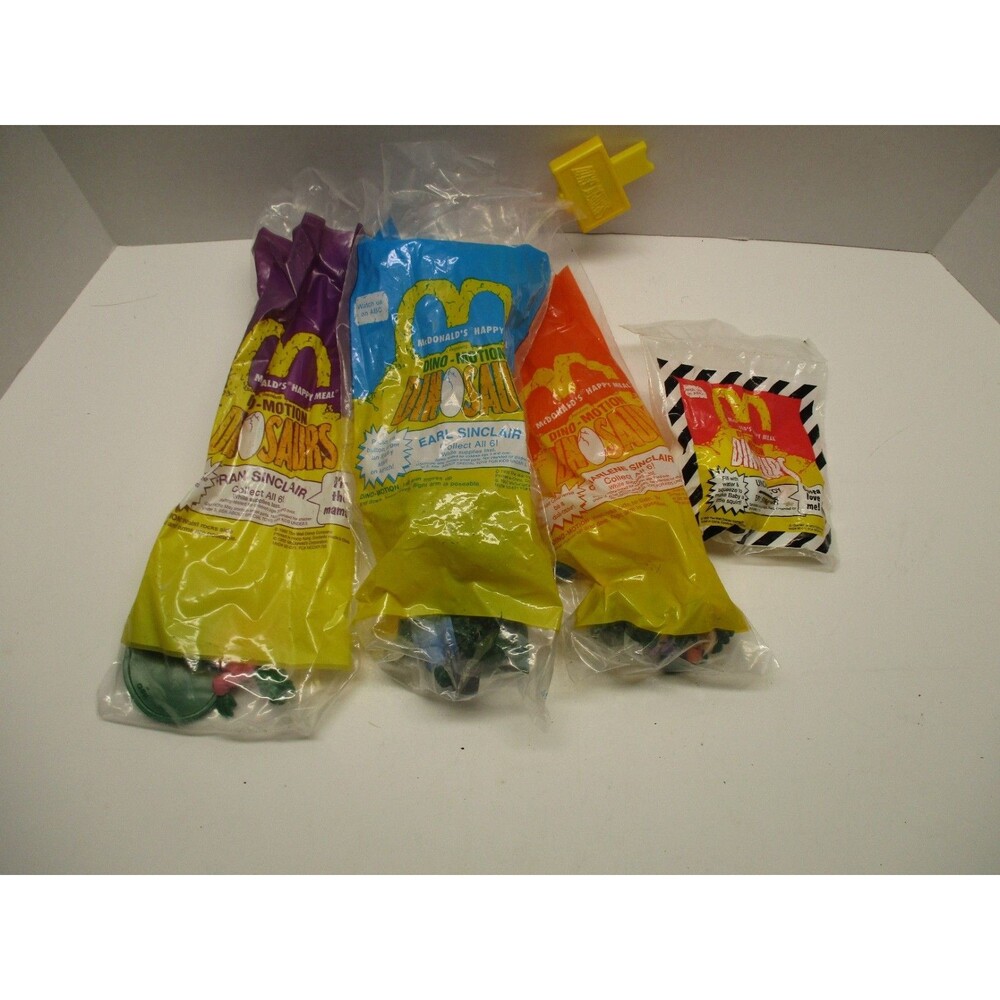 Vintage Dino-motion Dinosaurs McDonald's Toys